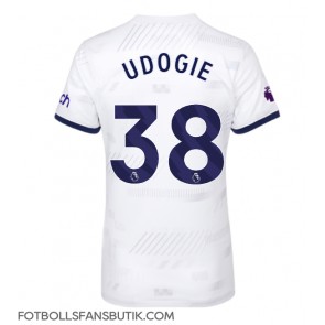 Tottenham Hotspur Destiny Udogie #38 Replika Hemmatröja Damer 2023-24 Kortärmad